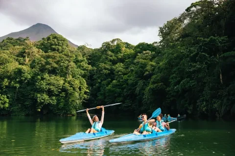 grupo do lago do vulcão-paddle-la-fortuna