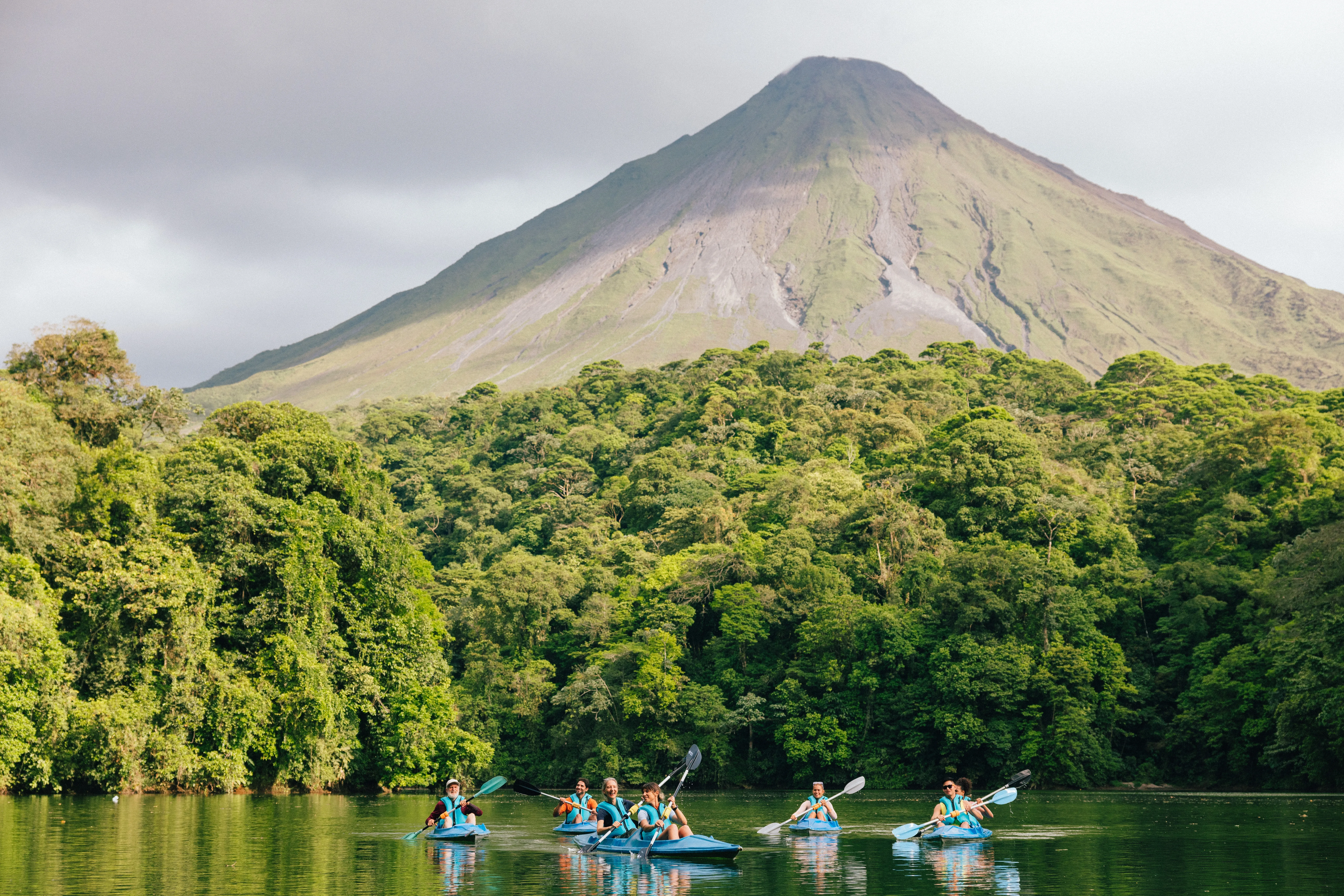 vulcão arenal la fortuna canoístas